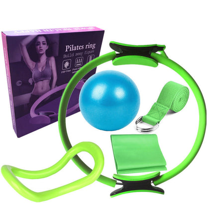 Kit esencial de Yoga y Pilates de 6 Piezas, Equipo de Fitness para Culturismo, Entrenamiento Deportivo y Ejercicios de Pilates--Six Piece Yoga Pilates Circle Set Bodybuilding Fitness Equipment Pilates Sport Training Workout