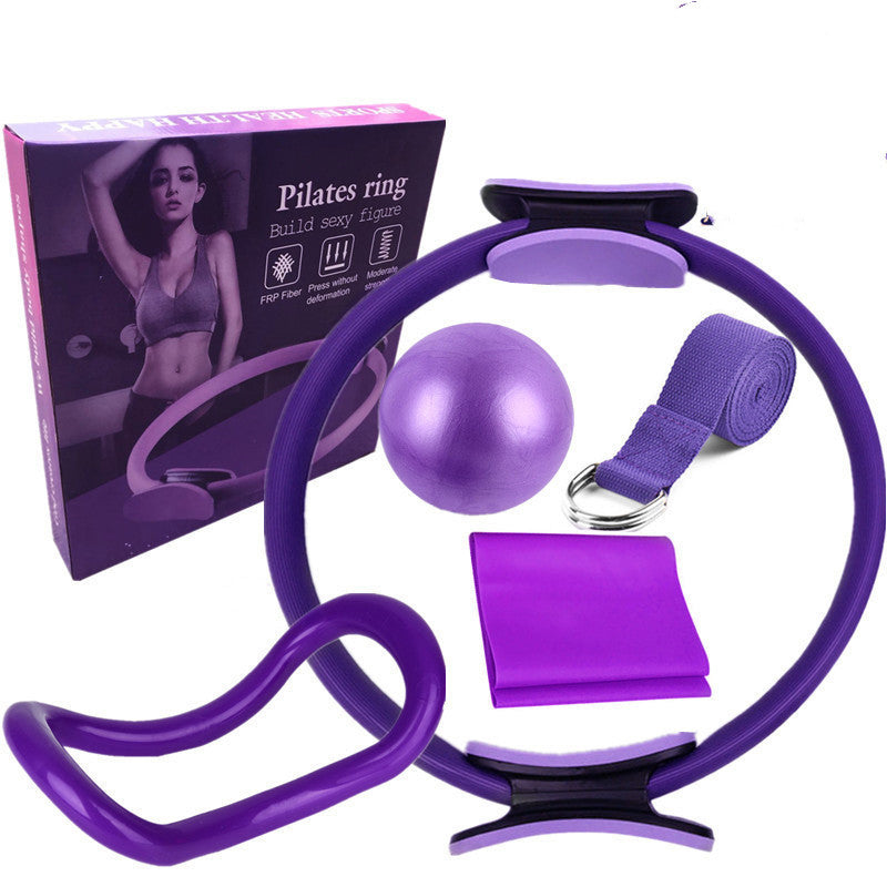 Kit esencial de Yoga y Pilates de 6 Piezas, Equipo de Fitness para Culturismo, Entrenamiento Deportivo y Ejercicios de Pilates--Six Piece Yoga Pilates Circle Set Bodybuilding Fitness Equipment Pilates Sport Training Workout
