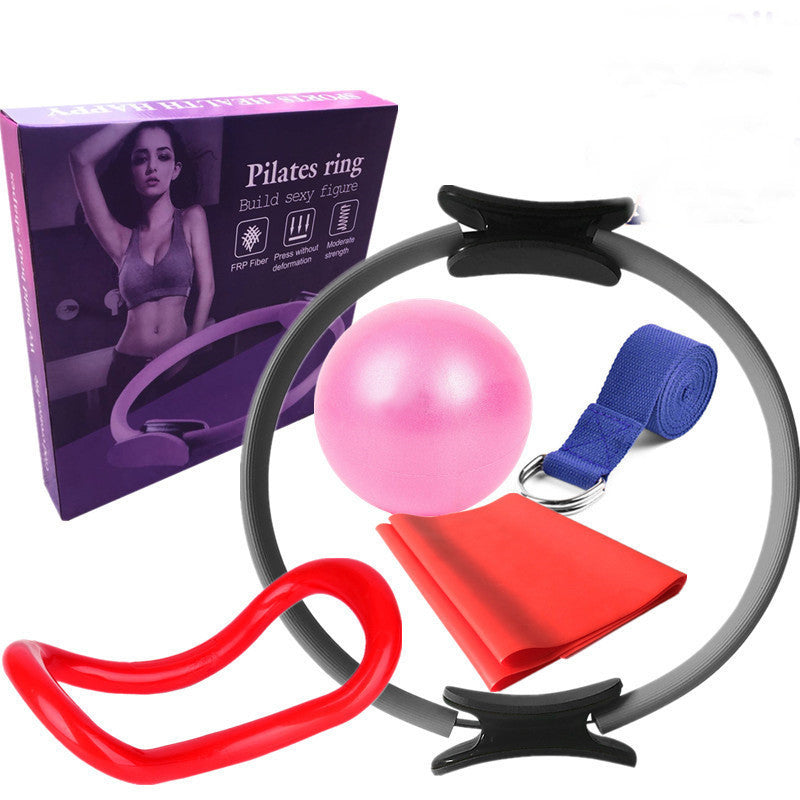 Kit esencial de Yoga y Pilates de 6 Piezas, Equipo de Fitness para Culturismo, Entrenamiento Deportivo y Ejercicios de Pilates--Six Piece Yoga Pilates Circle Set Bodybuilding Fitness Equipment Pilates Sport Training Workout