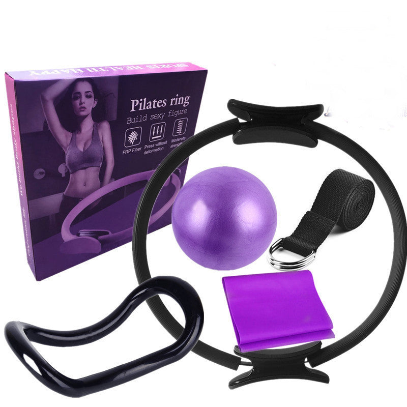 Kit esencial de Yoga y Pilates de 6 Piezas, Equipo de Fitness para Culturismo, Entrenamiento Deportivo y Ejercicios de Pilates--Six Piece Yoga Pilates Circle Set Bodybuilding Fitness Equipment Pilates Sport Training Workout