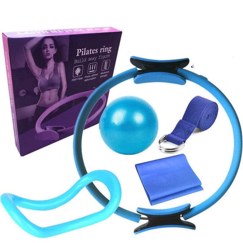 Kit esencial de Yoga y Pilates de 6 Piezas, Equipo de Fitness para Culturismo, Entrenamiento Deportivo y Ejercicios de Pilates--Six Piece Yoga Pilates Circle Set Bodybuilding Fitness Equipment Pilates Sport Training Workout