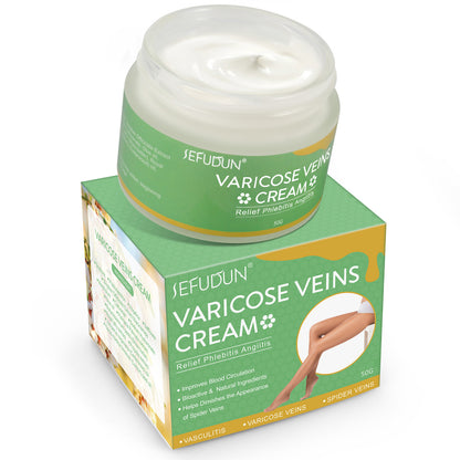Crema para venas Varices// Vein Cream Red Blood Streaks Repair Earthworm Leg Bruises Bulge Relief Pain Safflower Skin care lotion Varicose Cream