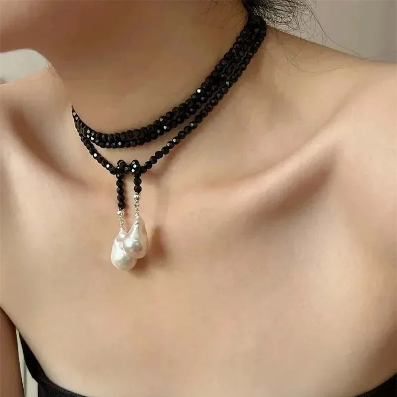 Boho Multilayer Bead Chain Necklace