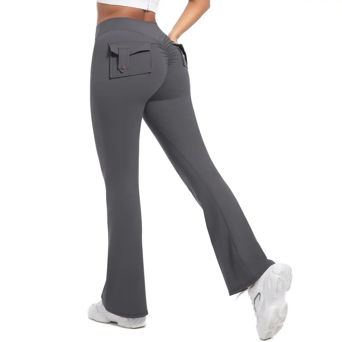 High Waist Wide Leg Yoga Flare