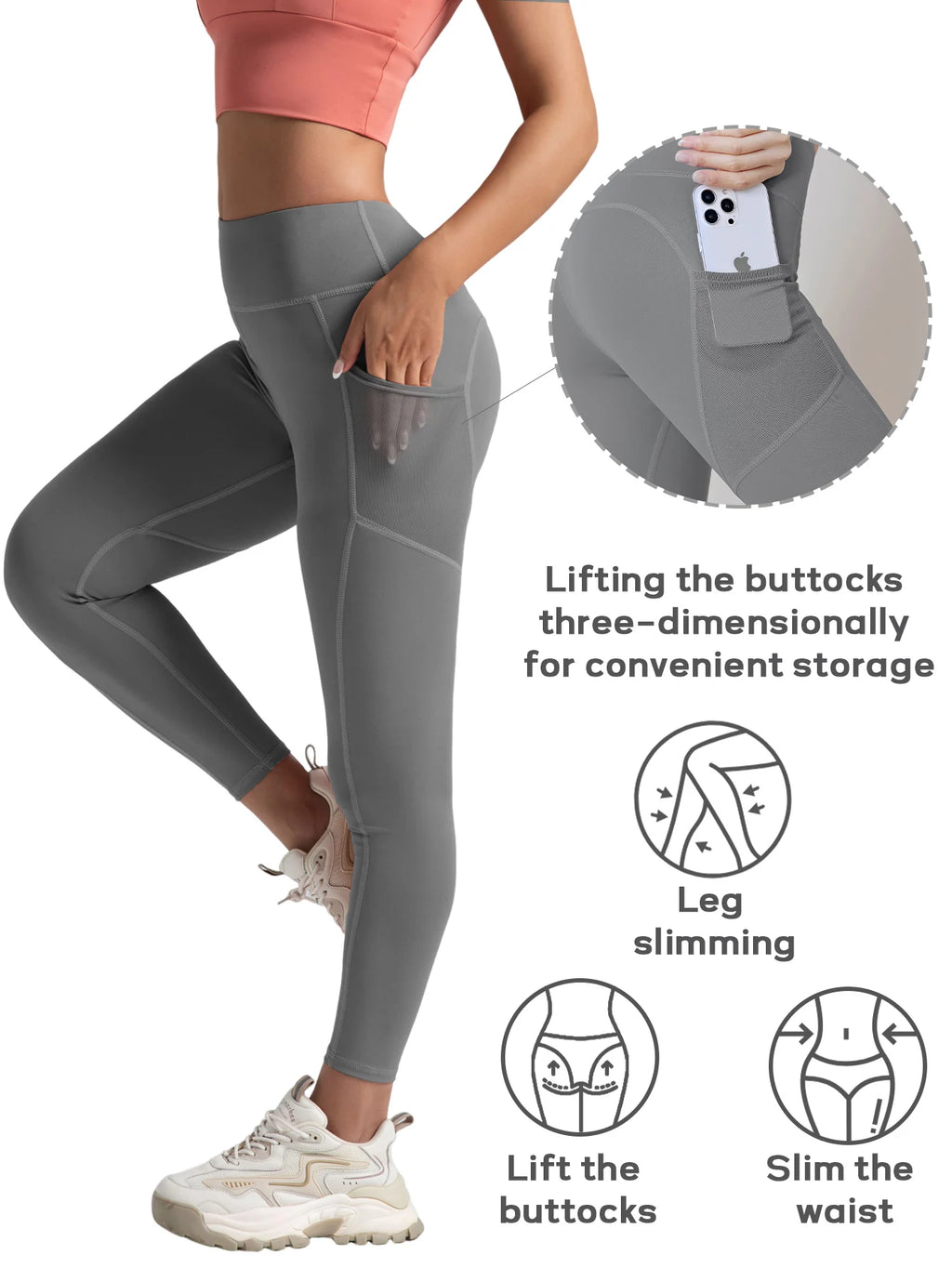 High Waist Butt Lifting Seamless Leggings