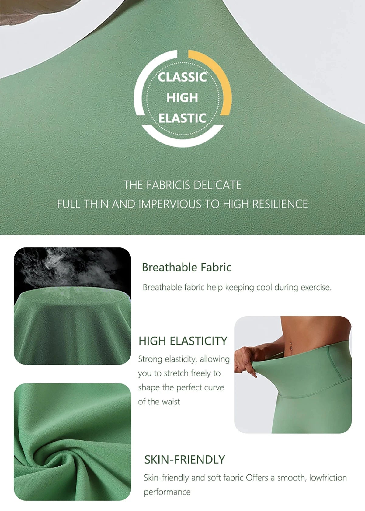 High Waist Quick Dry Yoga Leggings