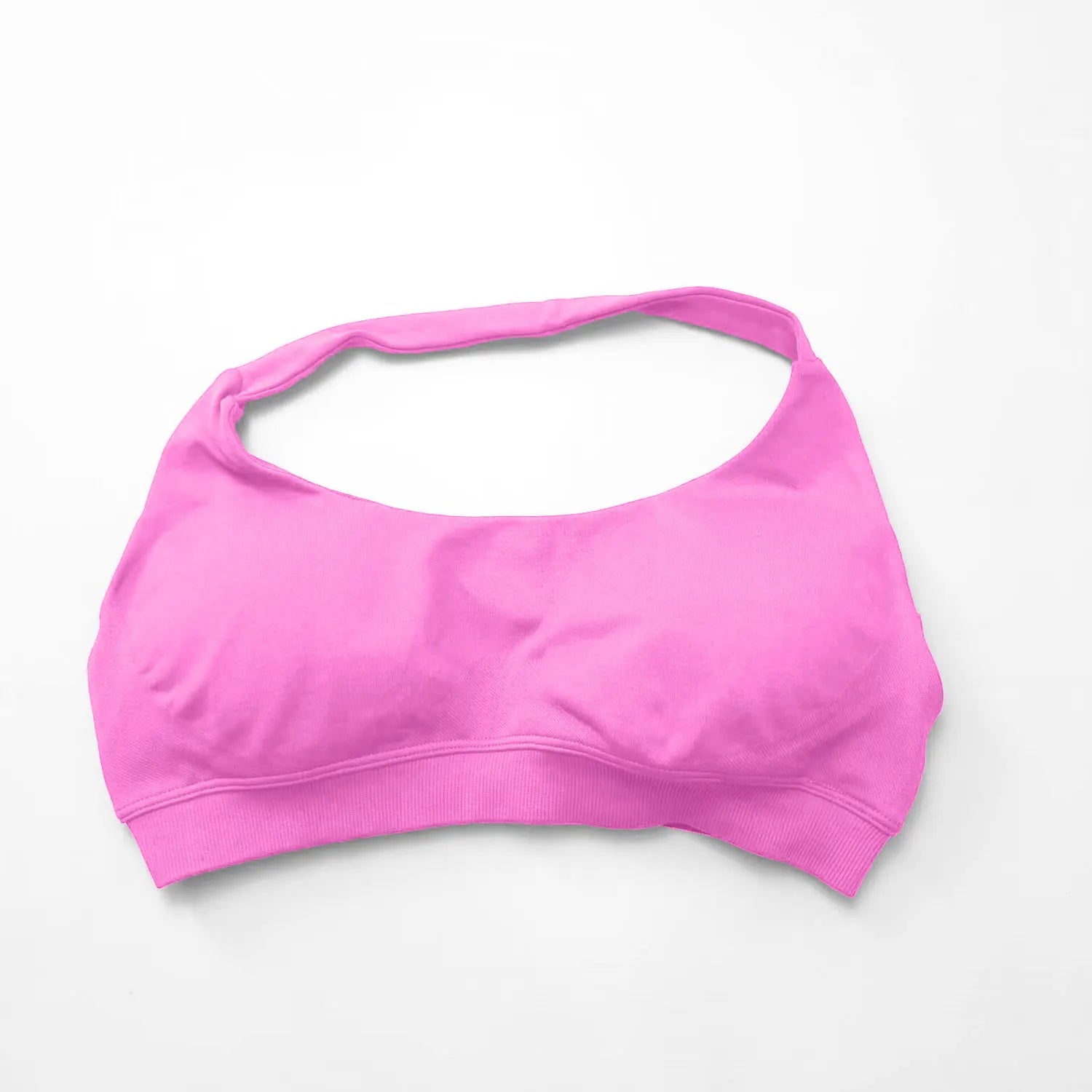 Seamless Halter High Support Sports Bra