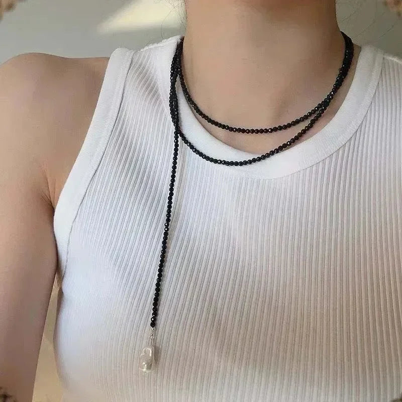 Boho Multilayer Bead Chain Necklace