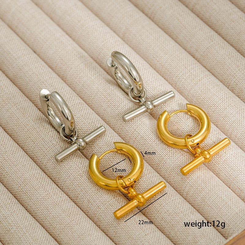 Geometric Drop Earrings