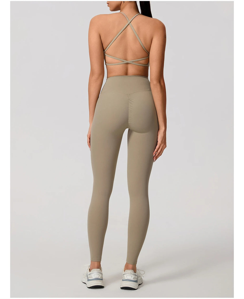 Cross Back Push Up Yoga Bra