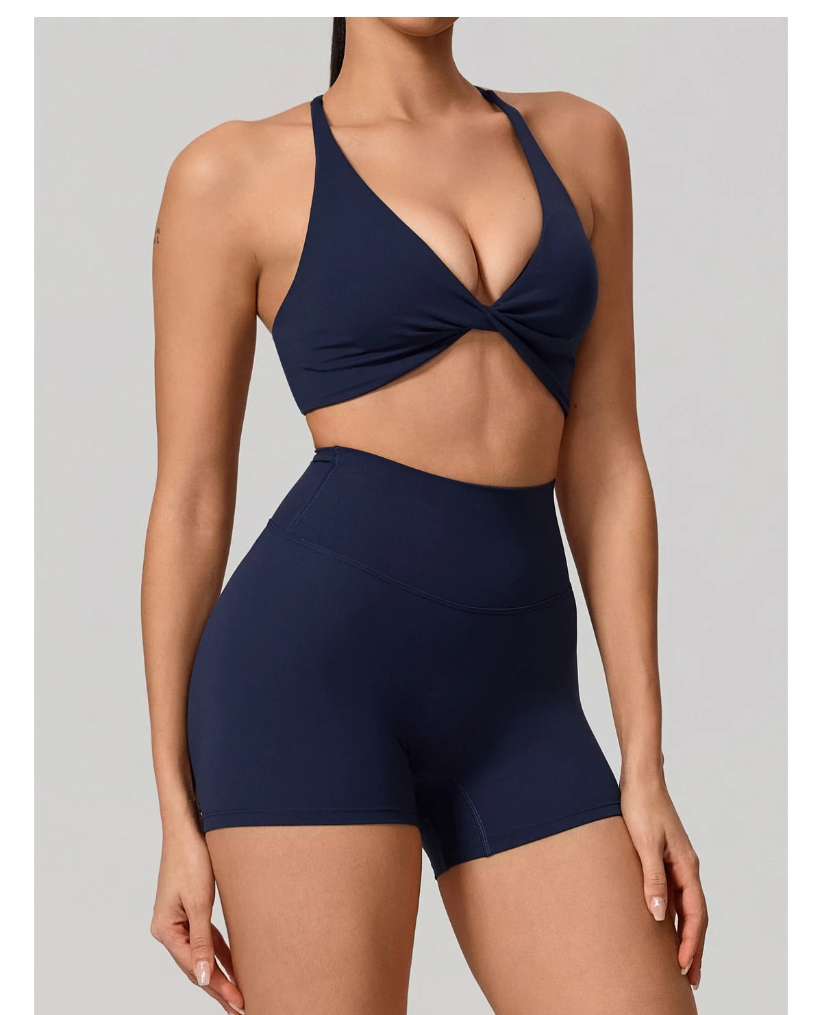 Cross Back Push Up Yoga Bra