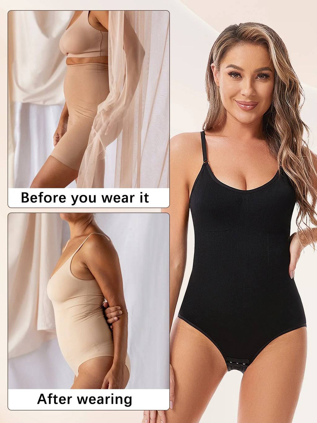 Seamless Slimming Butt Lifter Bodysuit