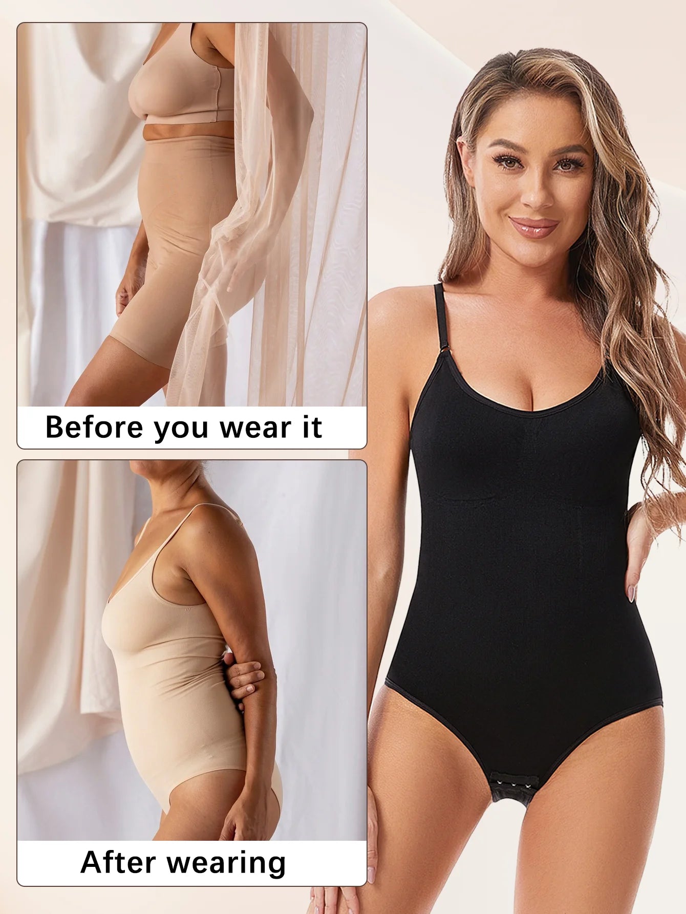 Seamless Slimming Butt Lifter Bodysuit