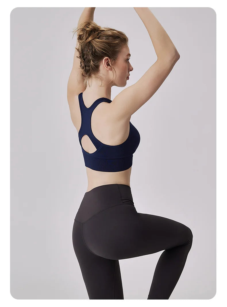 Front Zip Sports Bra