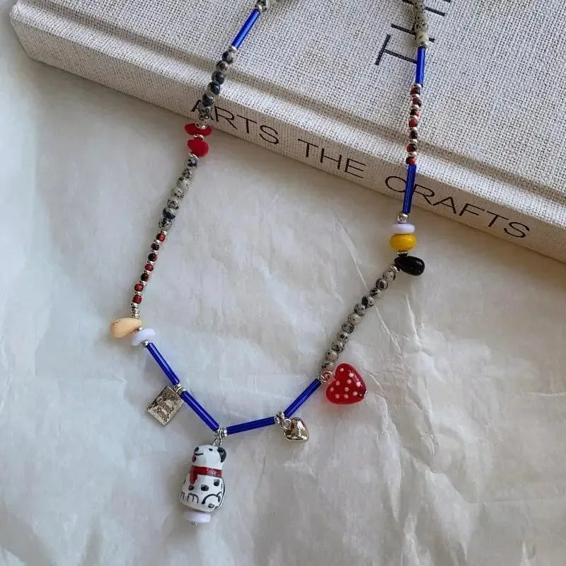 Boho Multilayer Bead Chain Necklace
