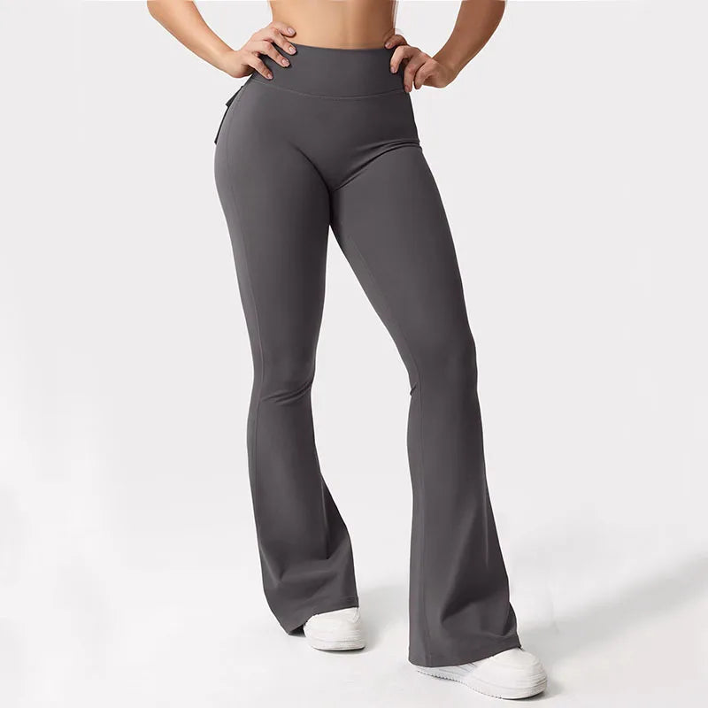 High Waist Wide Leg Yoga Flare