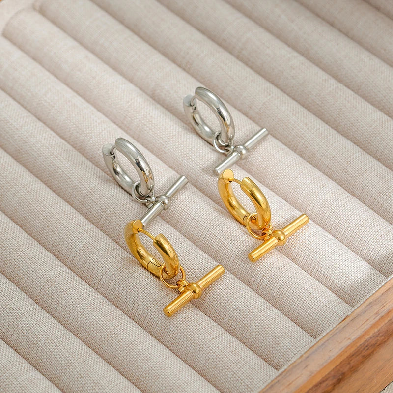 Geometric Drop Earrings