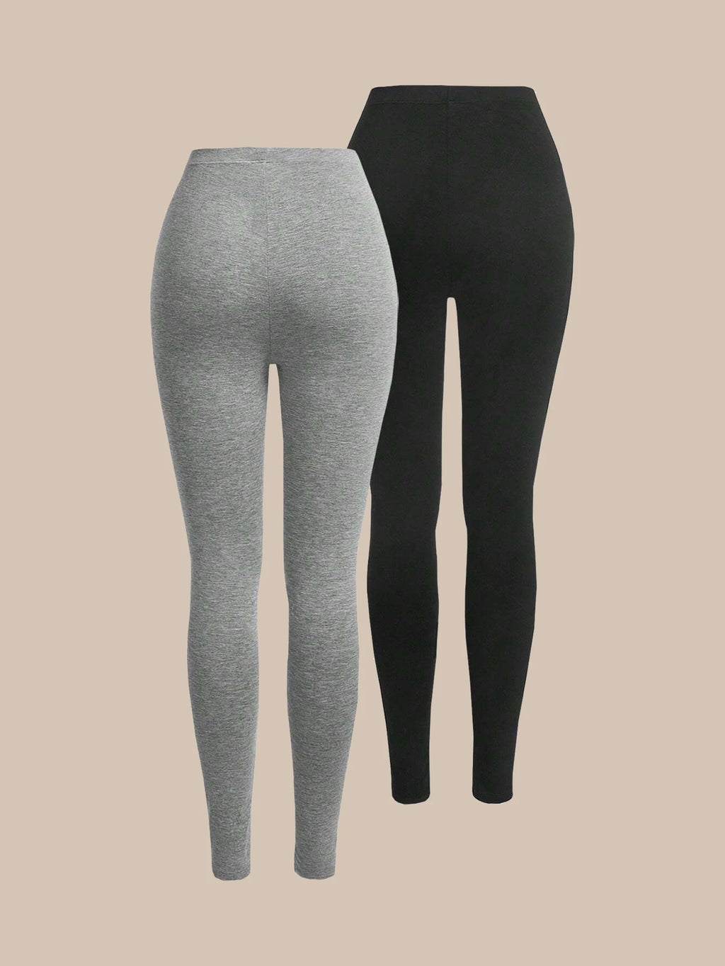 Solid High Waist Casual Yoga Pants
