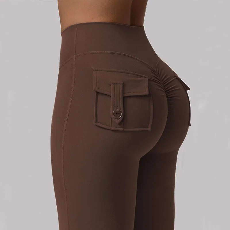 High Waist Wide Leg Yoga Flare