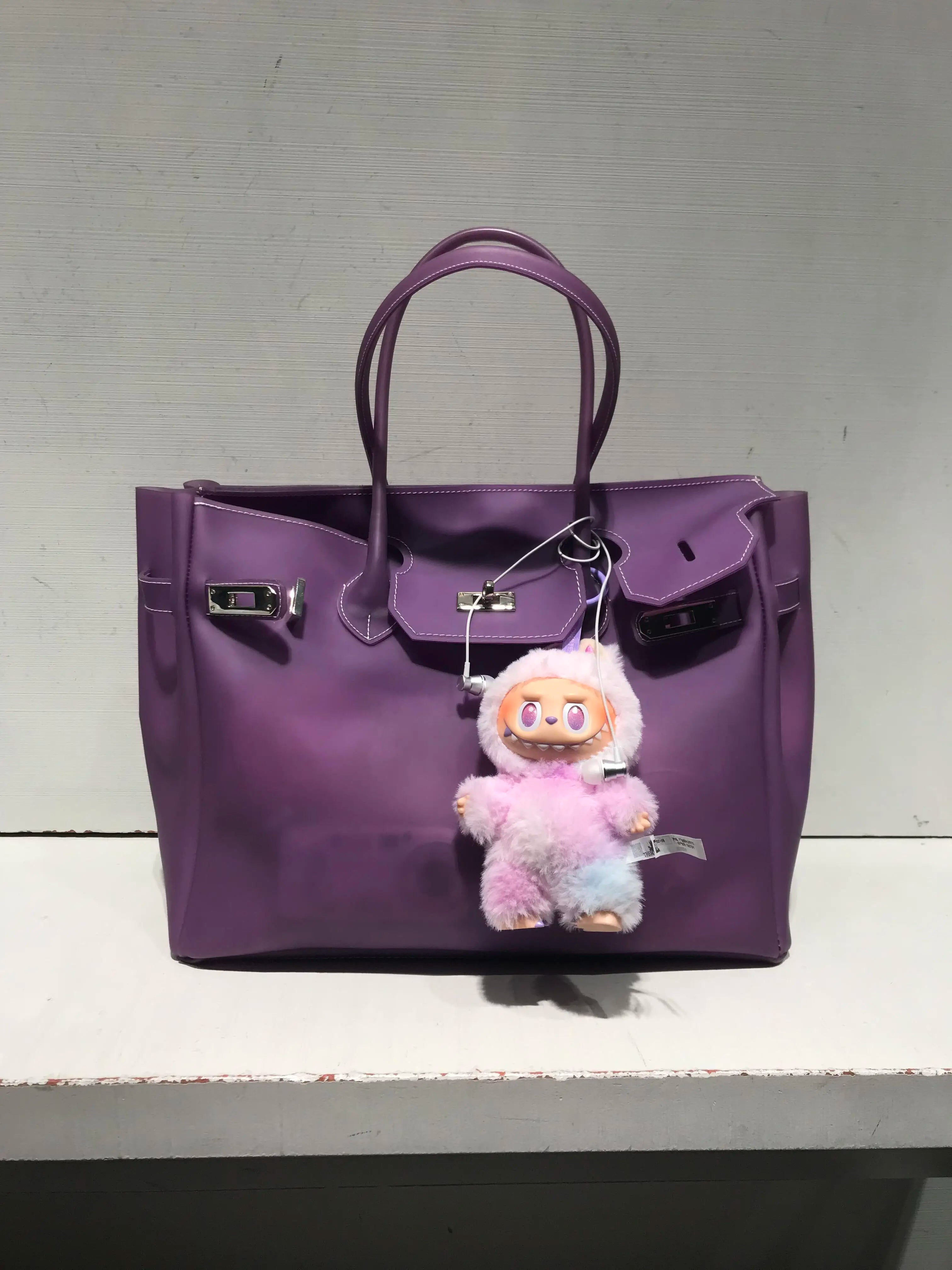 Clear PVC Jelly Tote Bag