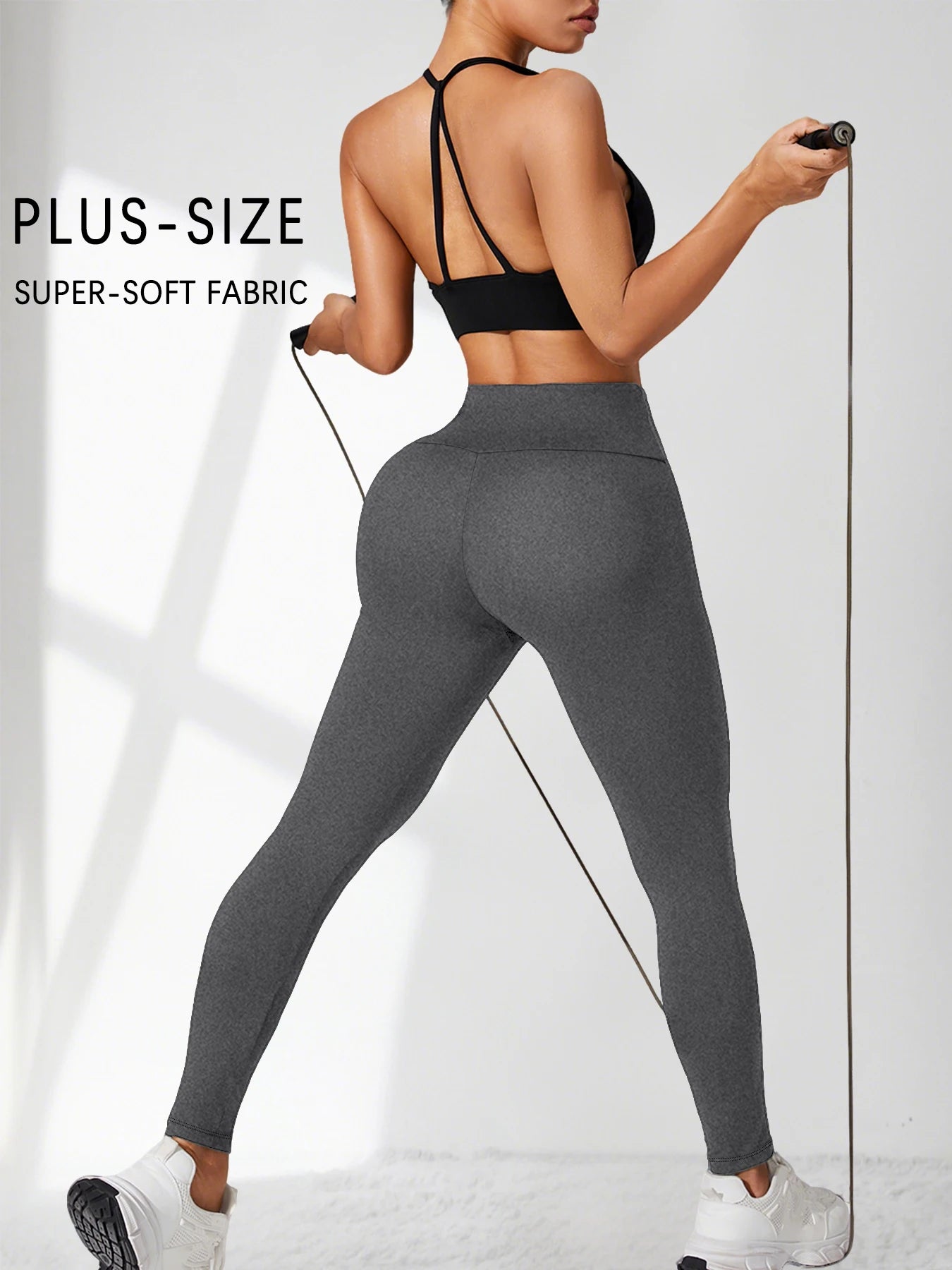 Plus Size Soft High Waist Leggings