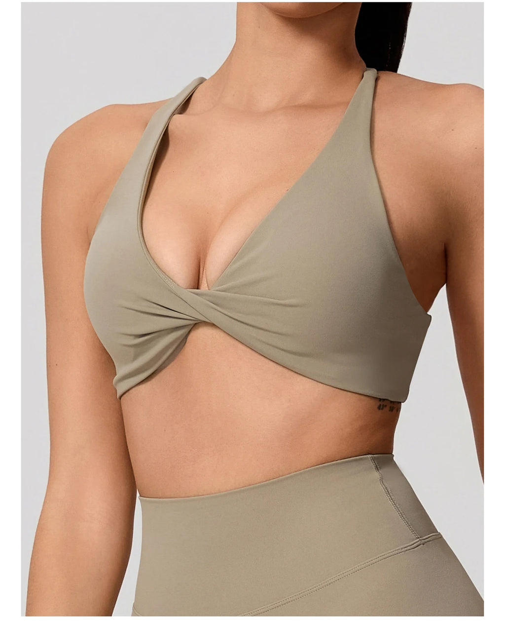 Cross Back Push Up Yoga Bra