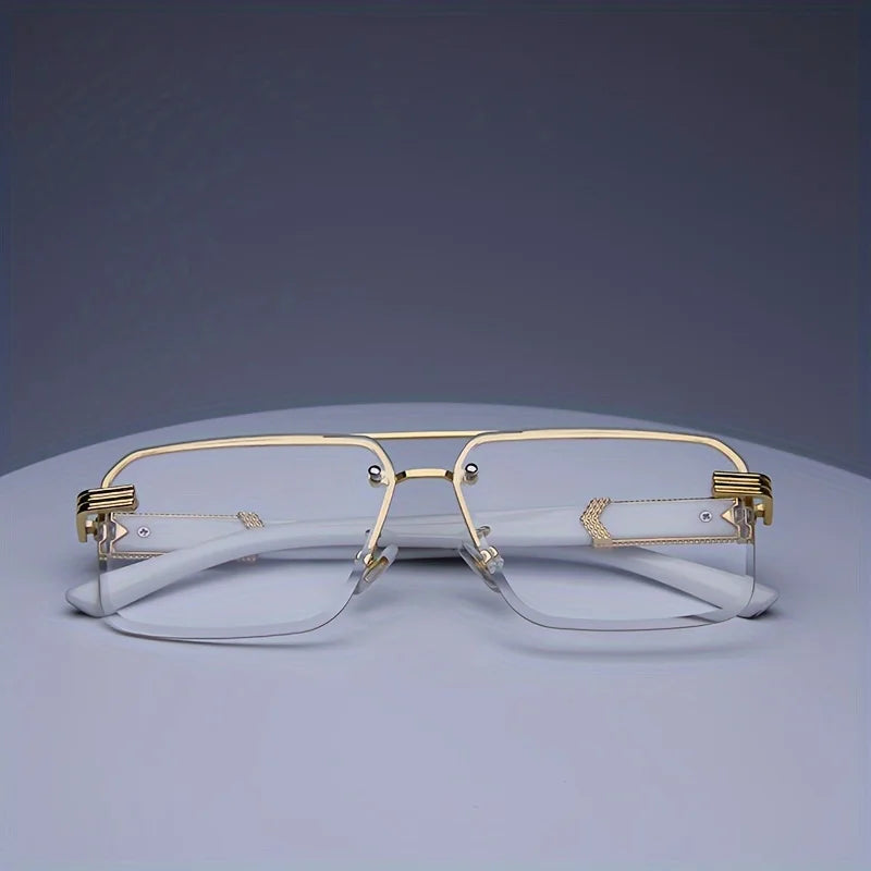 Rimless Rectangle Sunglasses – Women's