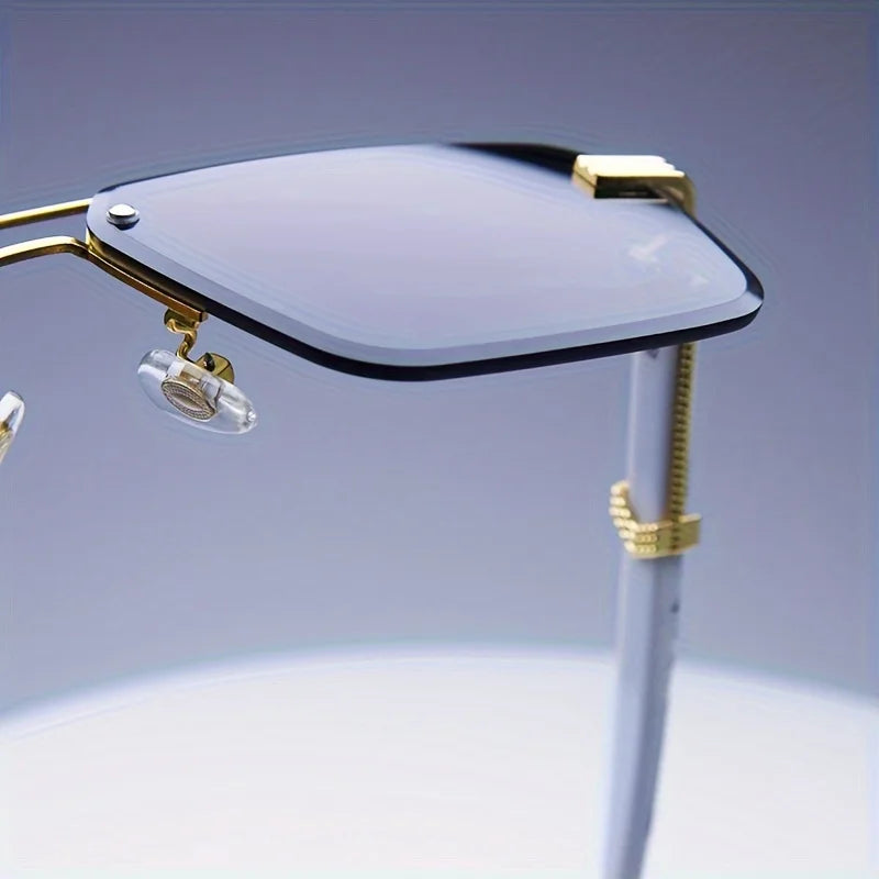 Rimless Rectangle Sunglasses – Women's