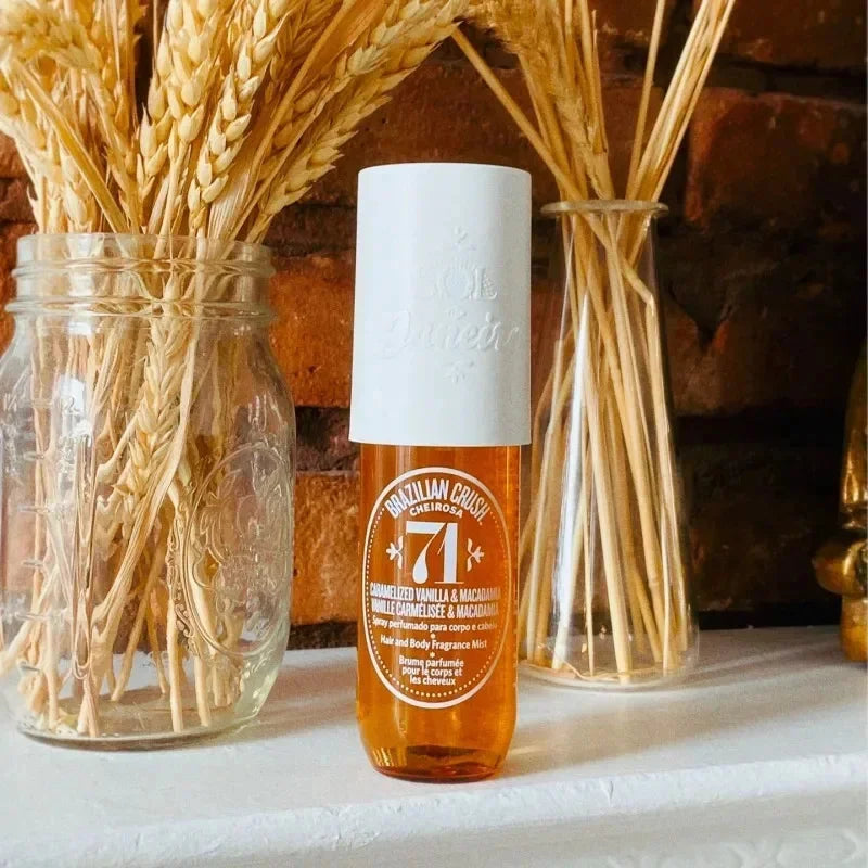 Brazilian Crush Fragrance Spray Women Fruity Body Spray Scent Moisturize Skin Long Duration Hair ...