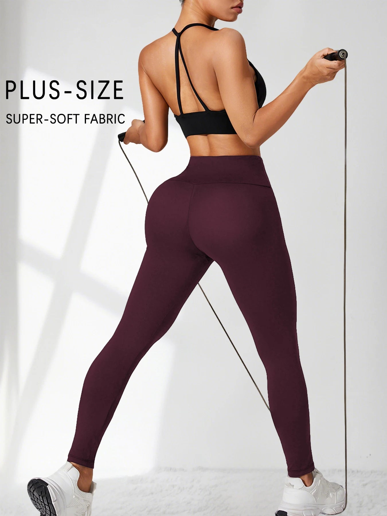 Plus Size Soft High Waist Leggings