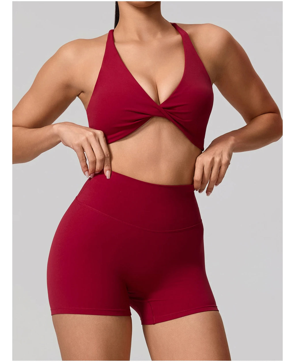 Cross Back Push Up Yoga Bra
