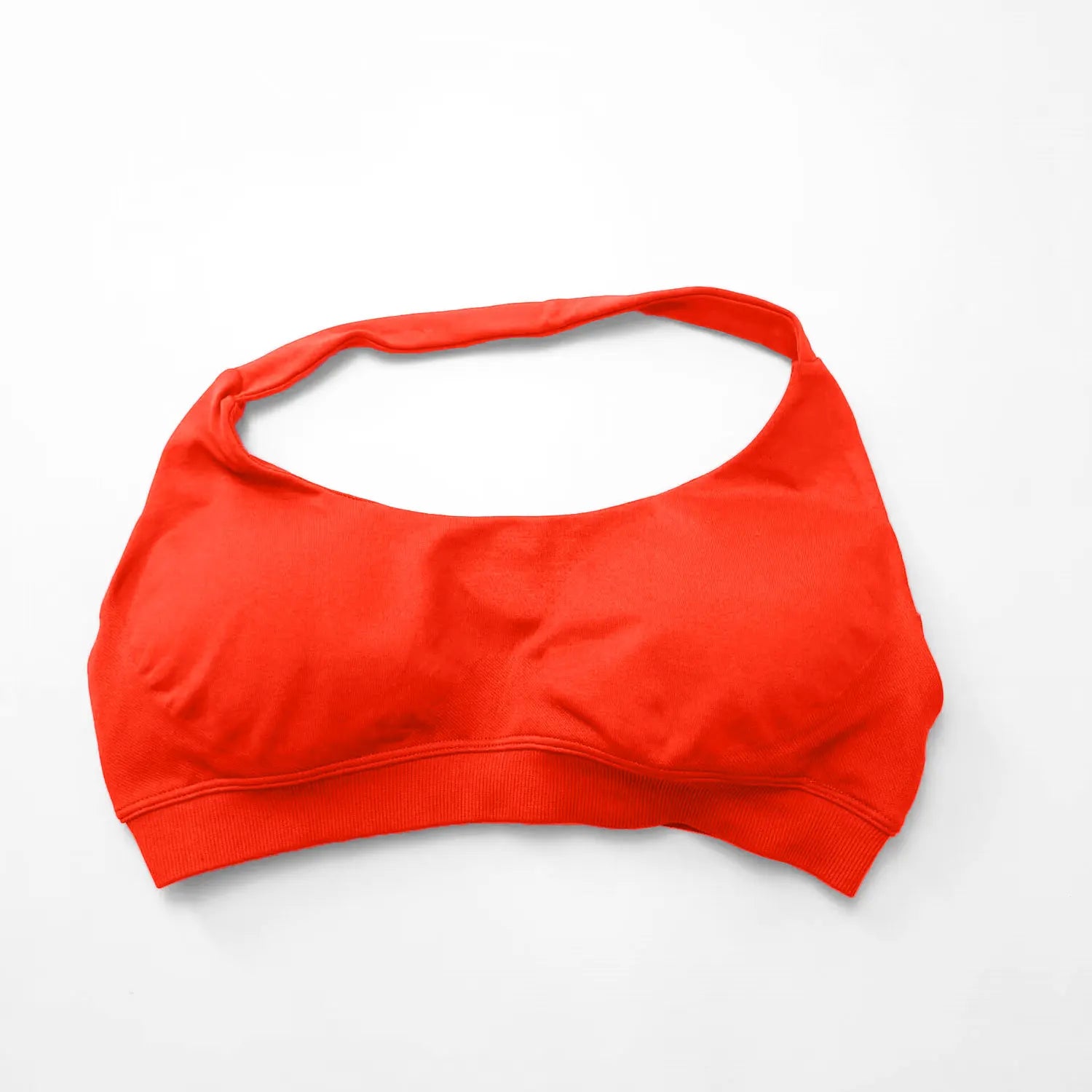 Seamless Halter High Support Sports Bra