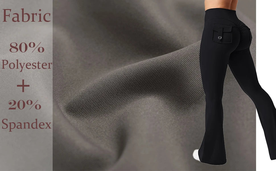 High Waist Wide Leg Yoga Flare