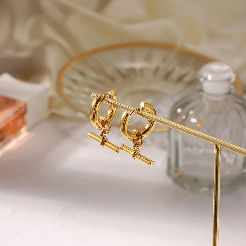 Geometric Drop Earrings