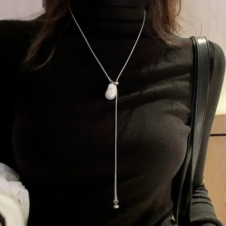 Boho Multilayer Bead Chain Necklace