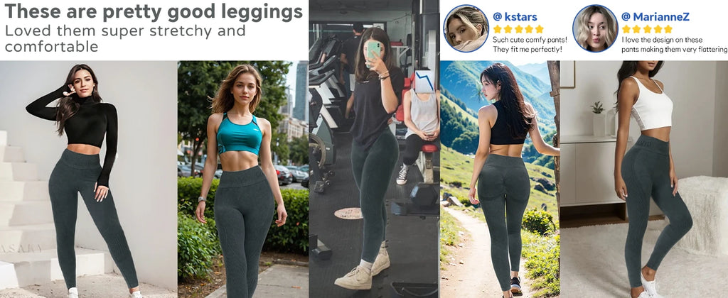High Waist Butt Lifting Seamless Leggings