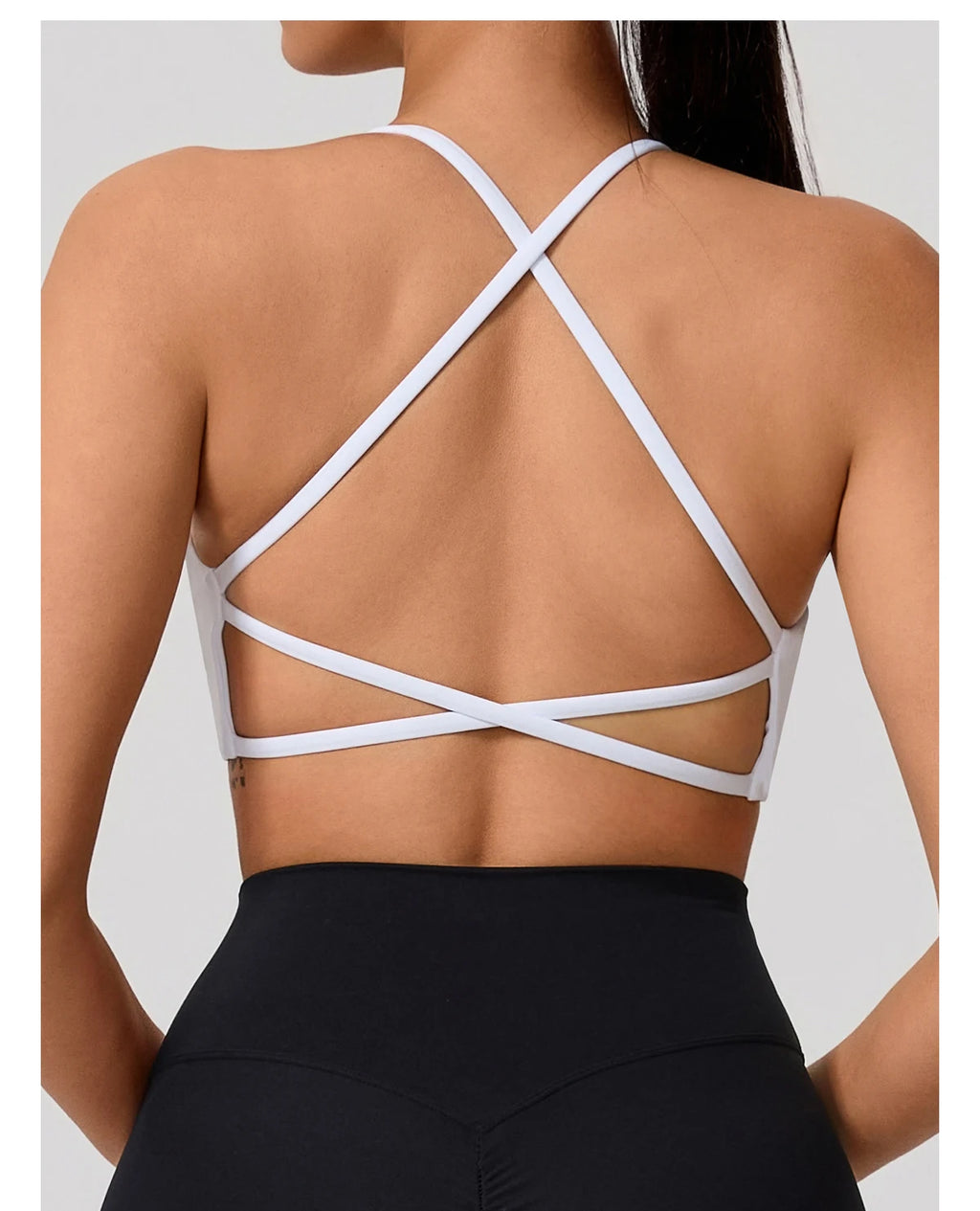 Cross Back Push Up Yoga Bra