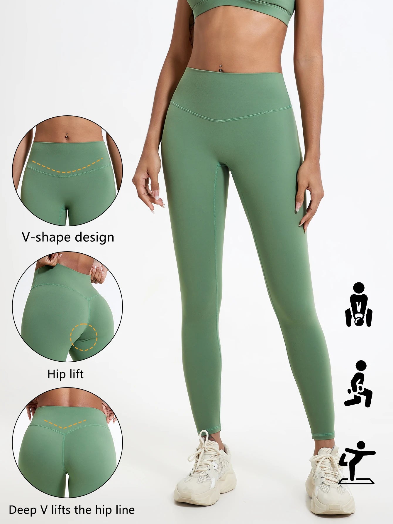High Waist Quick Dry Yoga Leggings