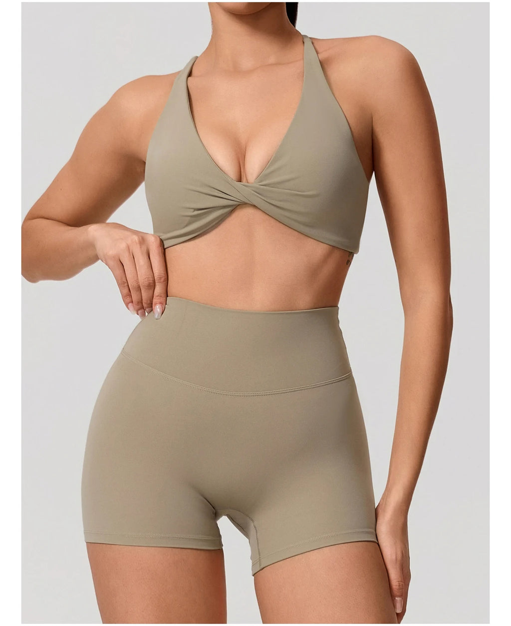 Cross Back Push Up Yoga Bra