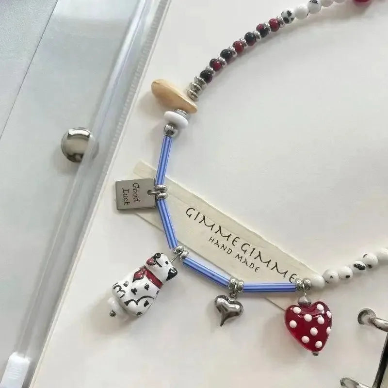 Boho Multilayer Bead Chain Necklace