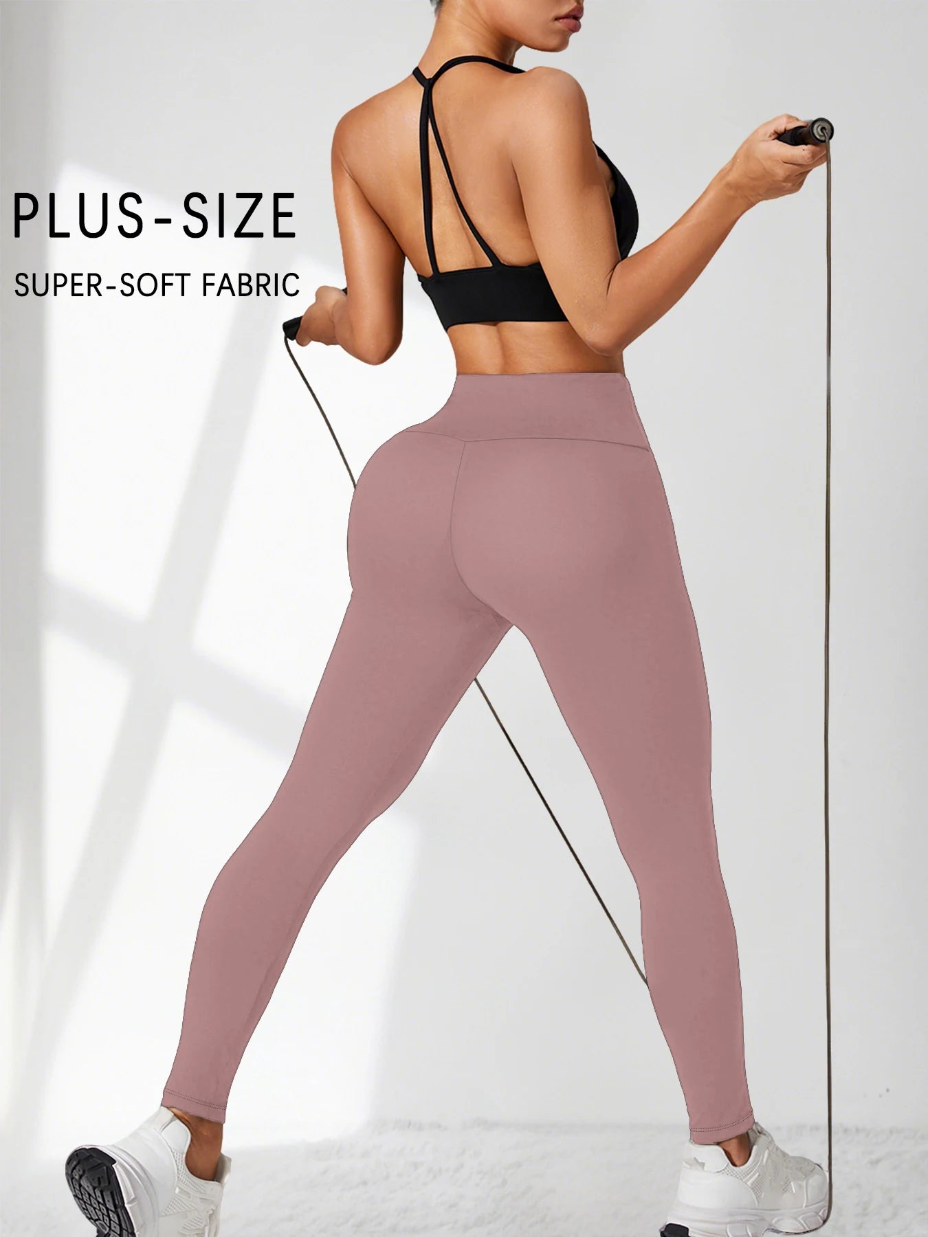 Plus Size Soft High Waist Leggings