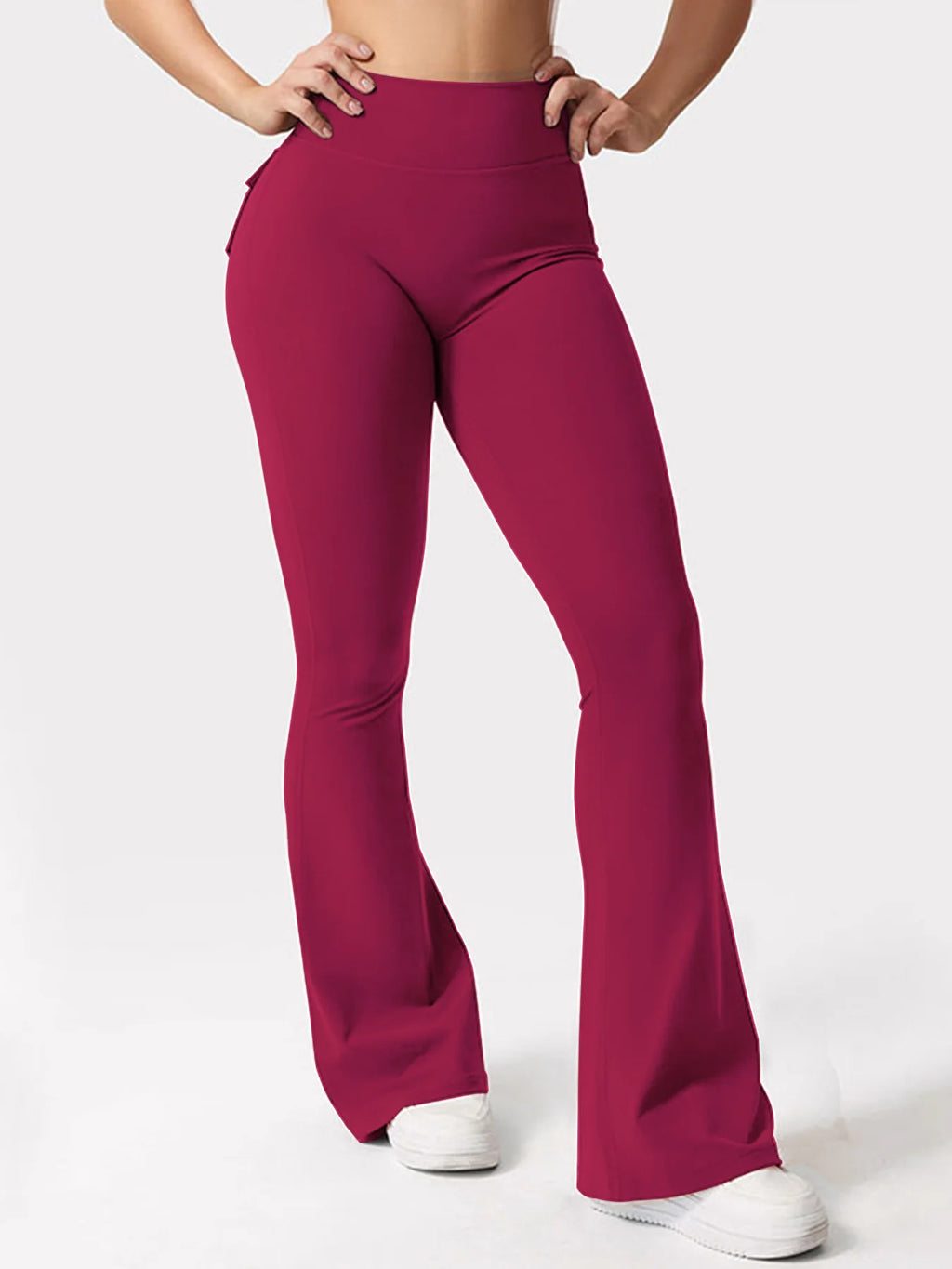 High Waist Wide Leg Yoga Flare