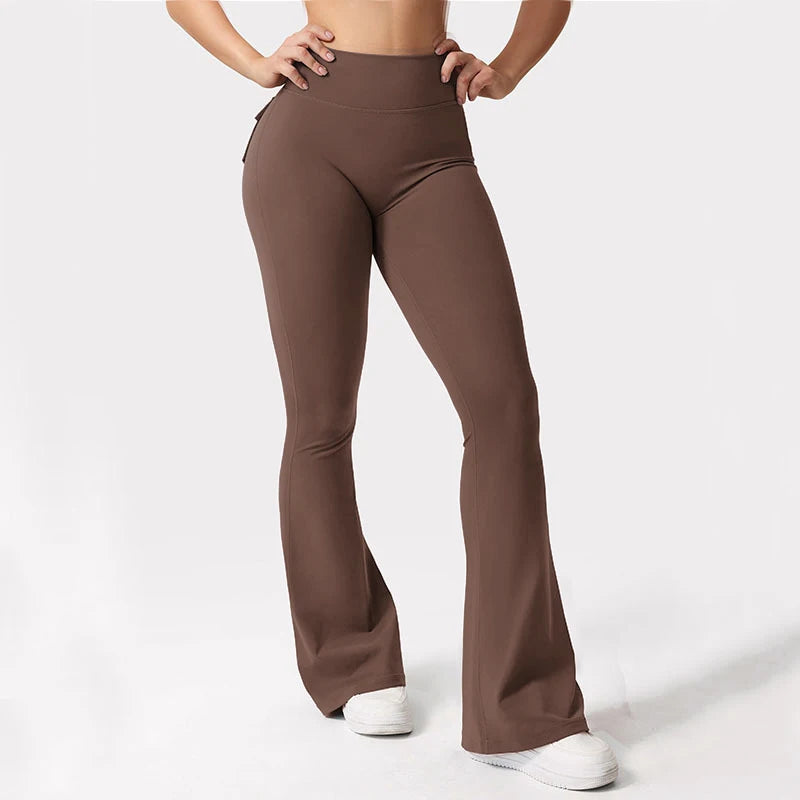 High Waist Wide Leg Yoga Flare
