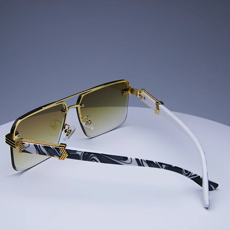 Rimless Rectangle Sunglasses – Women's