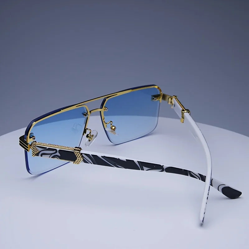 Rimless Rectangle Sunglasses – Women's