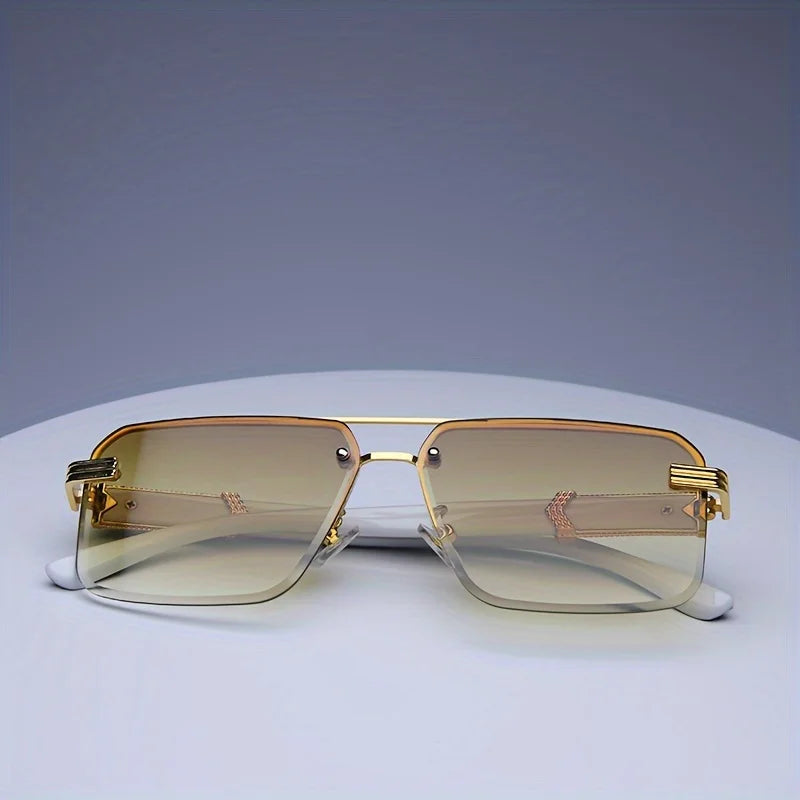 Rimless Rectangle Sunglasses – Women's