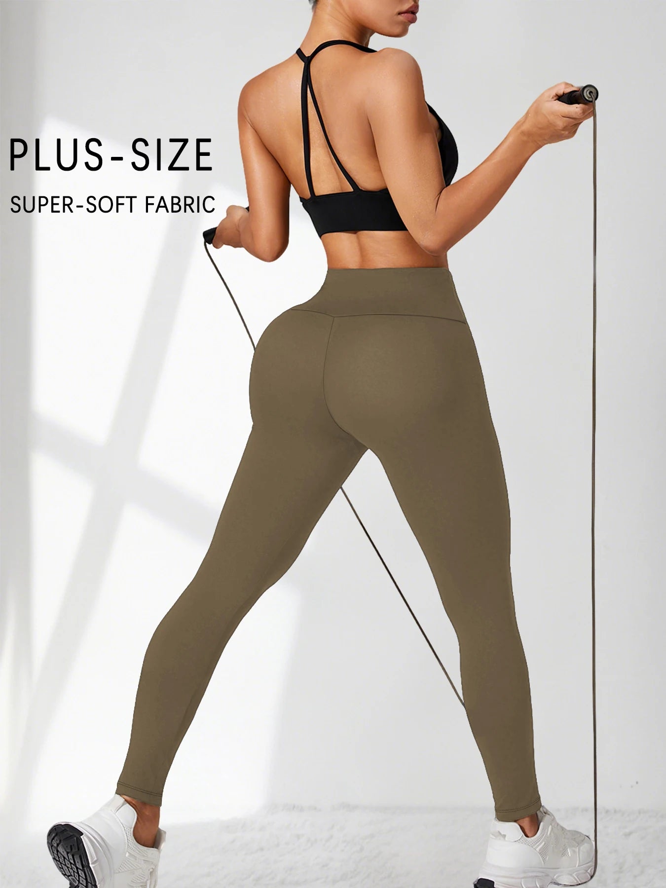 Plus Size Soft High Waist Leggings