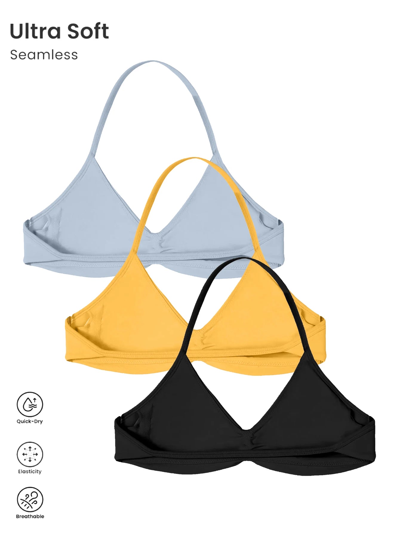 Ribbed Racerback Sports Bra
