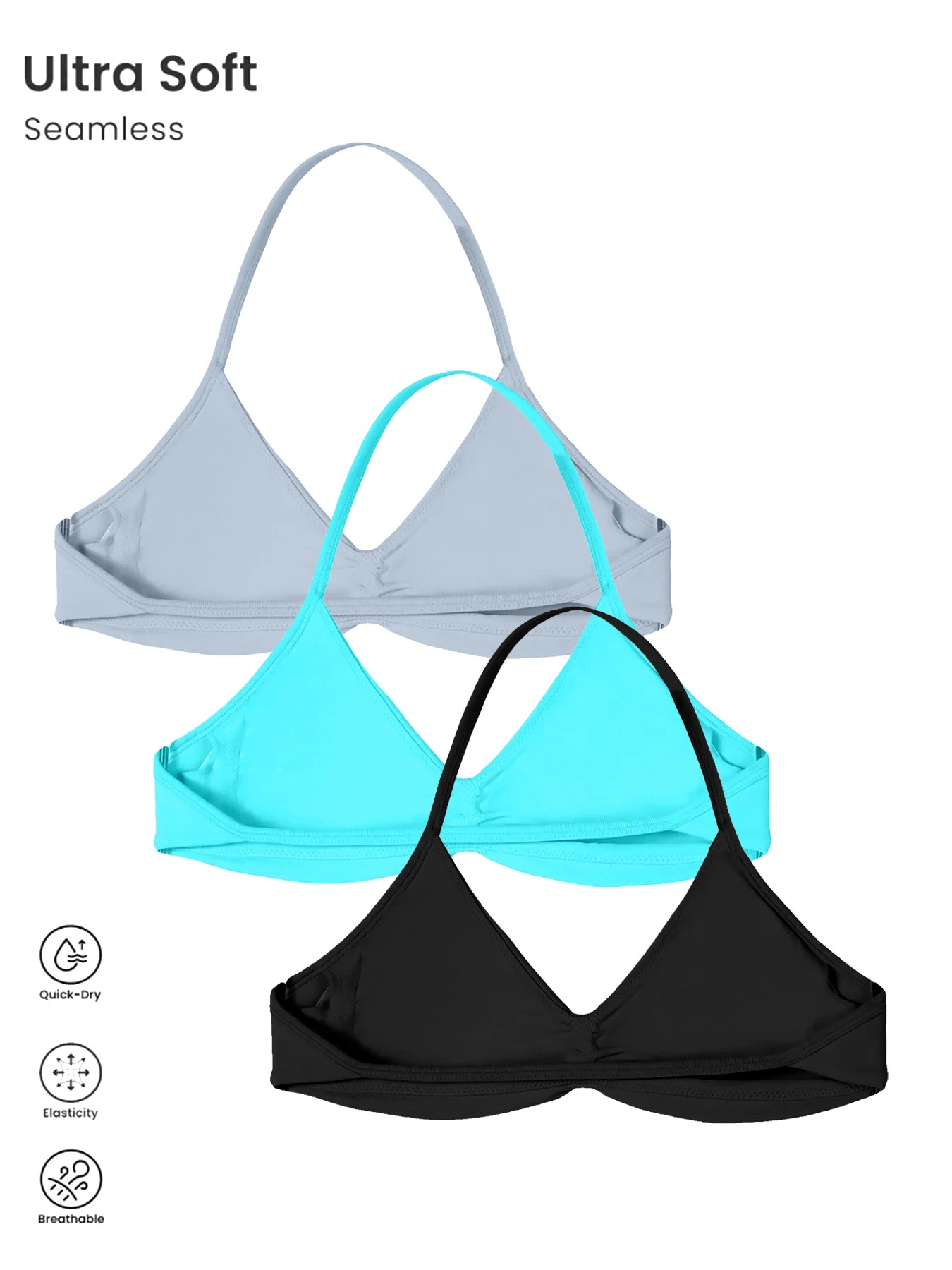Ribbed Racerback Sports Bra