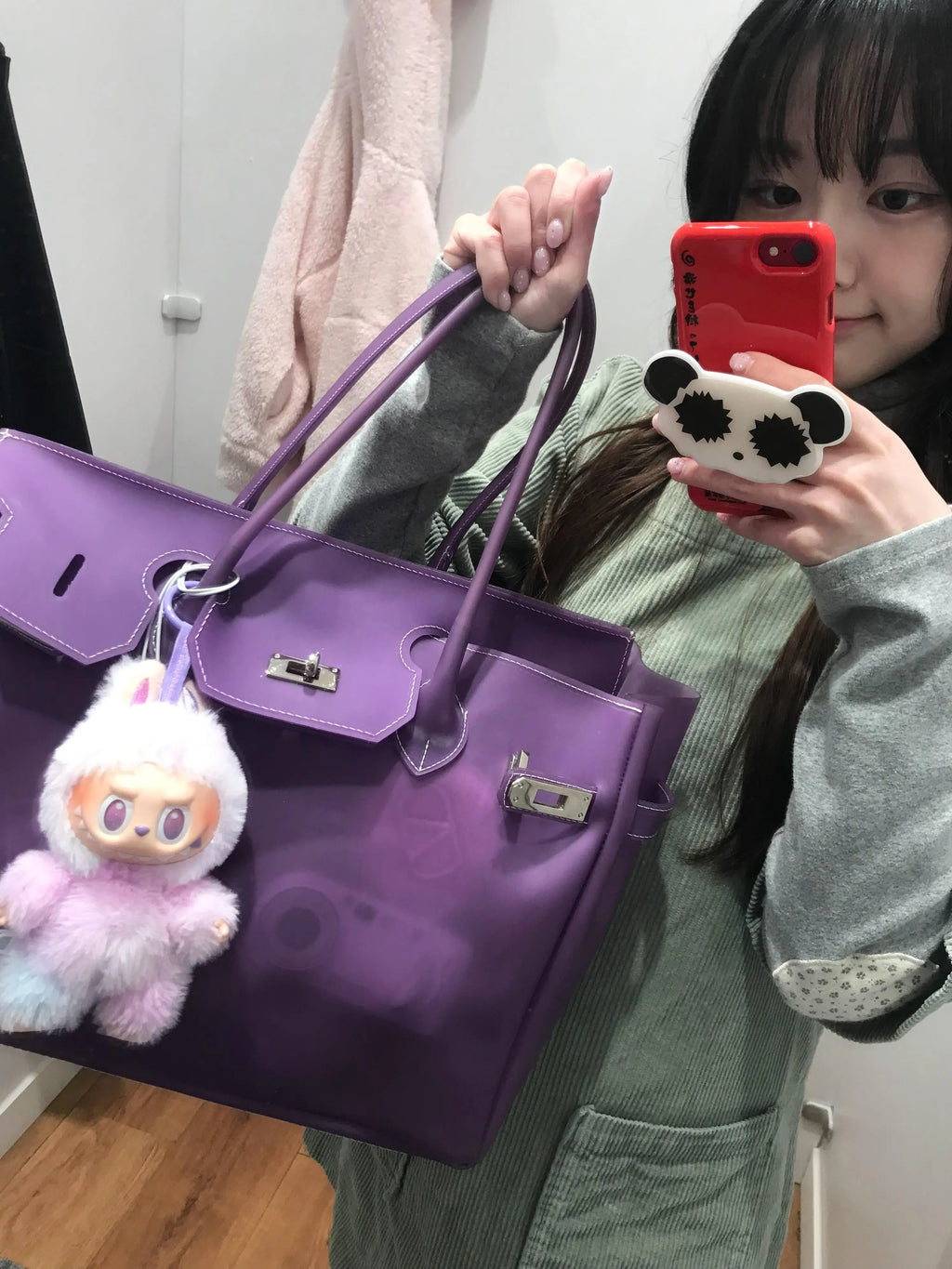 Clear PVC Jelly Tote Bag